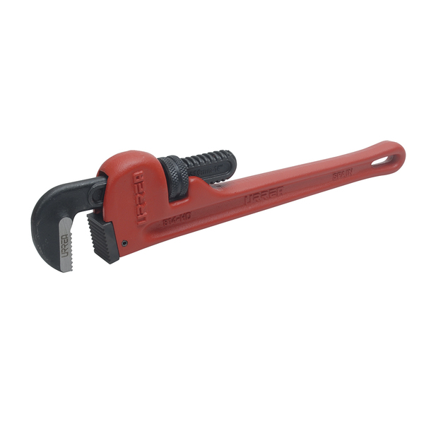 Urrea 14" L 2" Cap. Iron Heavy Duty Pipe Wrench 814HD